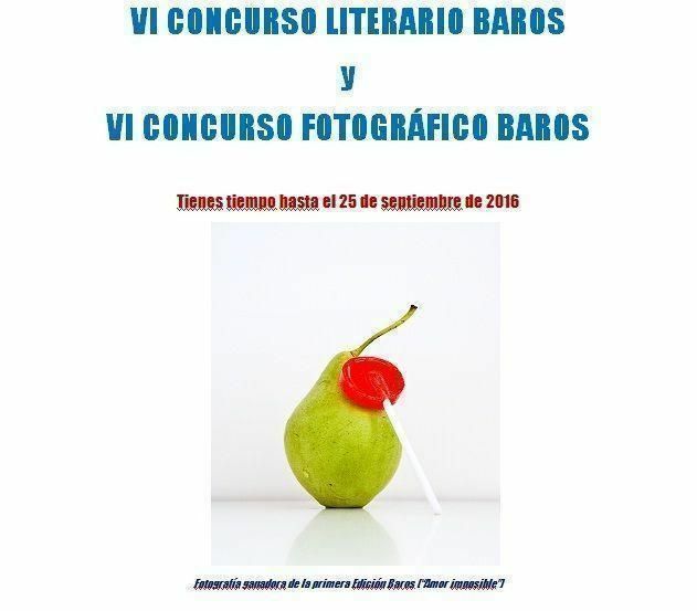 VI Concurso Literario Baros y VI Concurso Fotográfico Baros