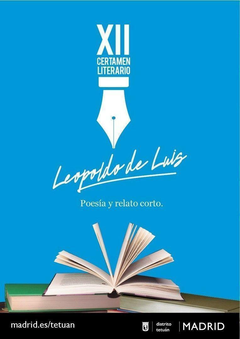 XII CERTAMEN LITERARIO «LEOPOLDO DE LUIS» DE POESÍA Y RELATO CORTO 2020