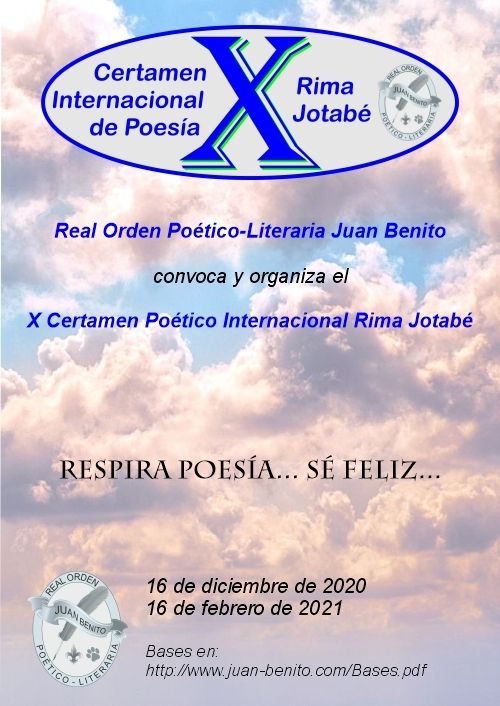 X Certamen Poético Internacional Rima Jotabé 2021