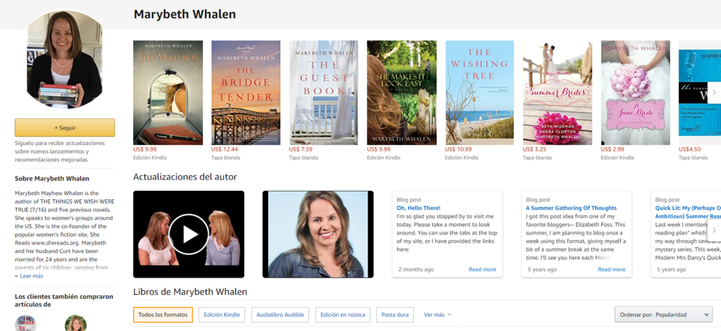 Amazon Author Central -