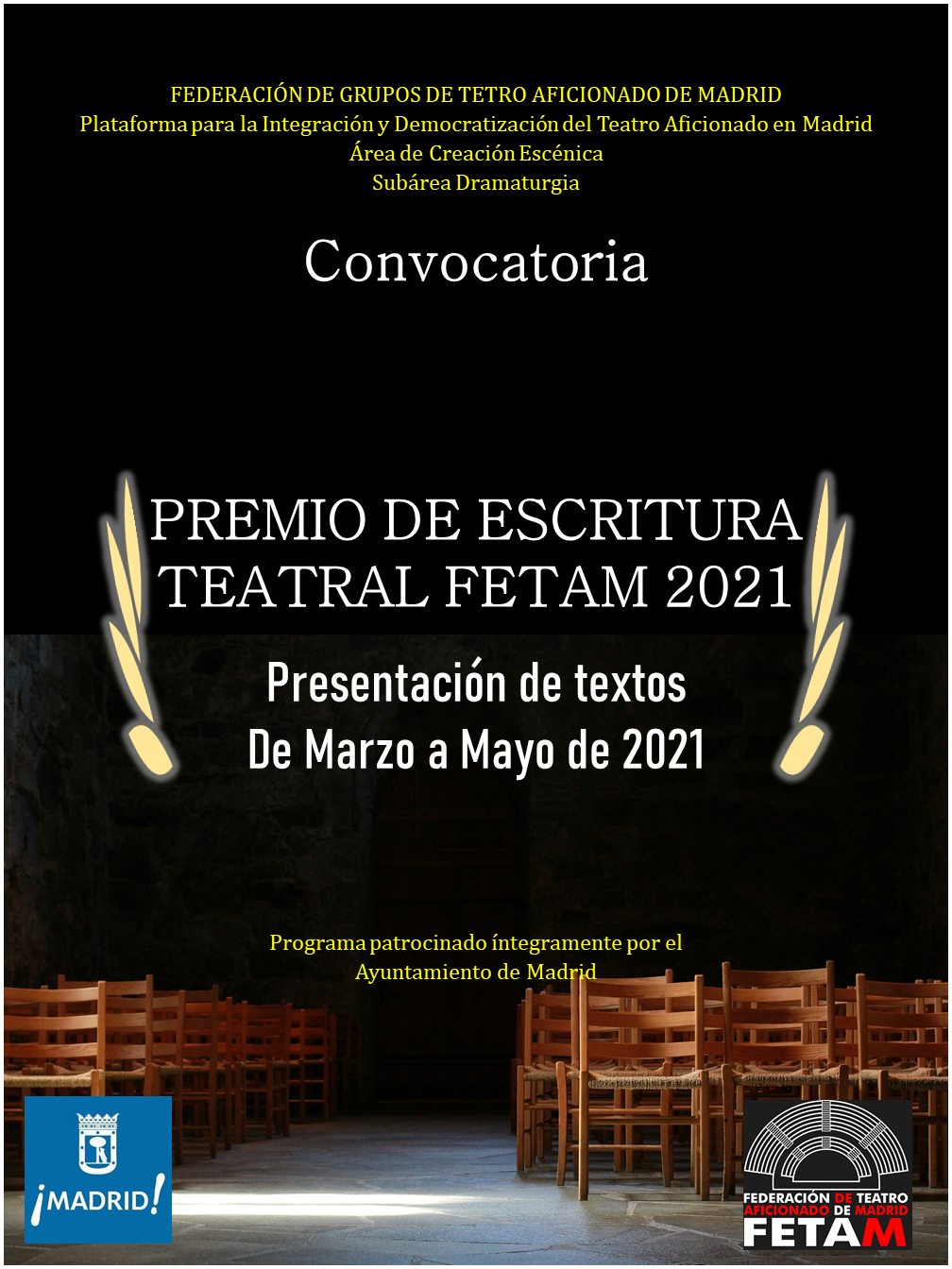 Premio de Textos Teatrales FETAM 2021