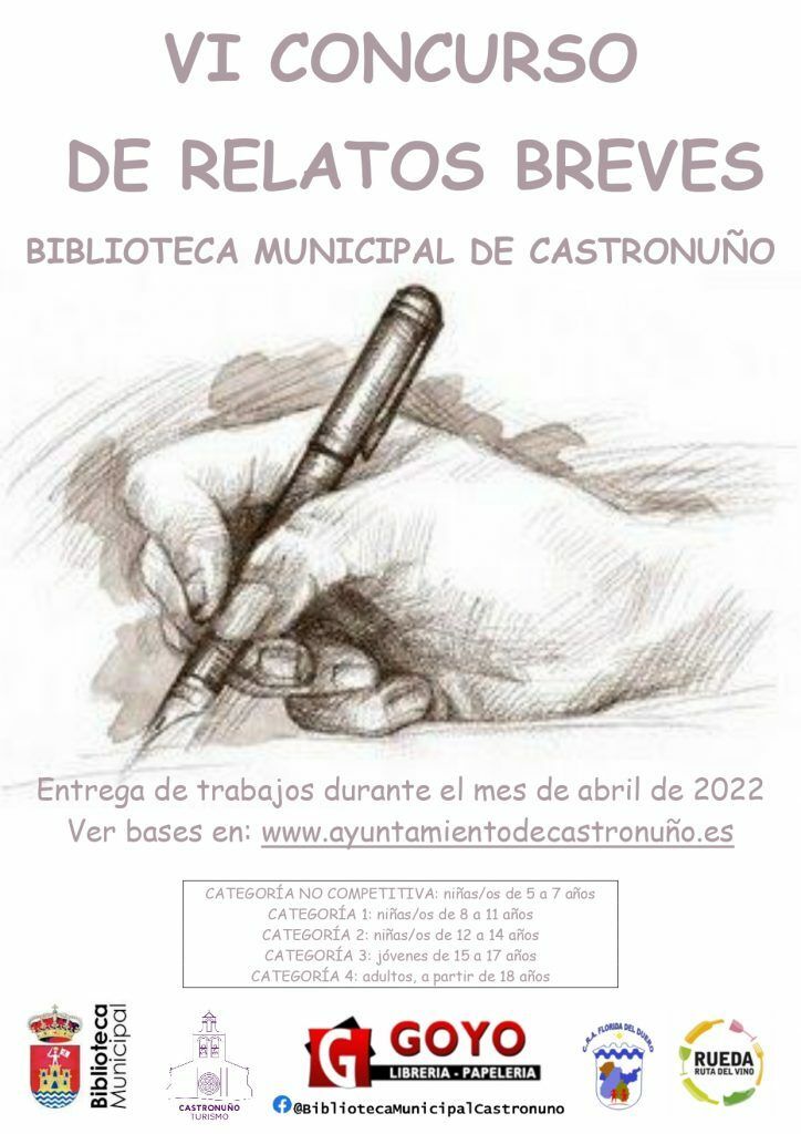 VI Concurso de Relatos Breves Biblioteca Municipal de Castronuño