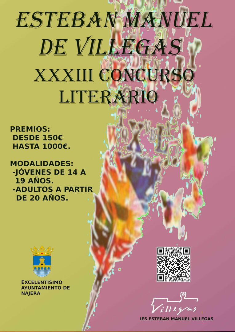 XXXIII Premio Literario «Esteban Manuel de Villegas»