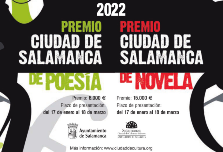 XXVI Premio Ciudad de Salamanca de Novela 2022