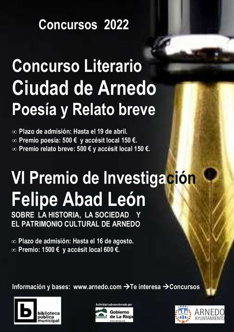 Concurso Literario Ciudad de Arnedo 2022