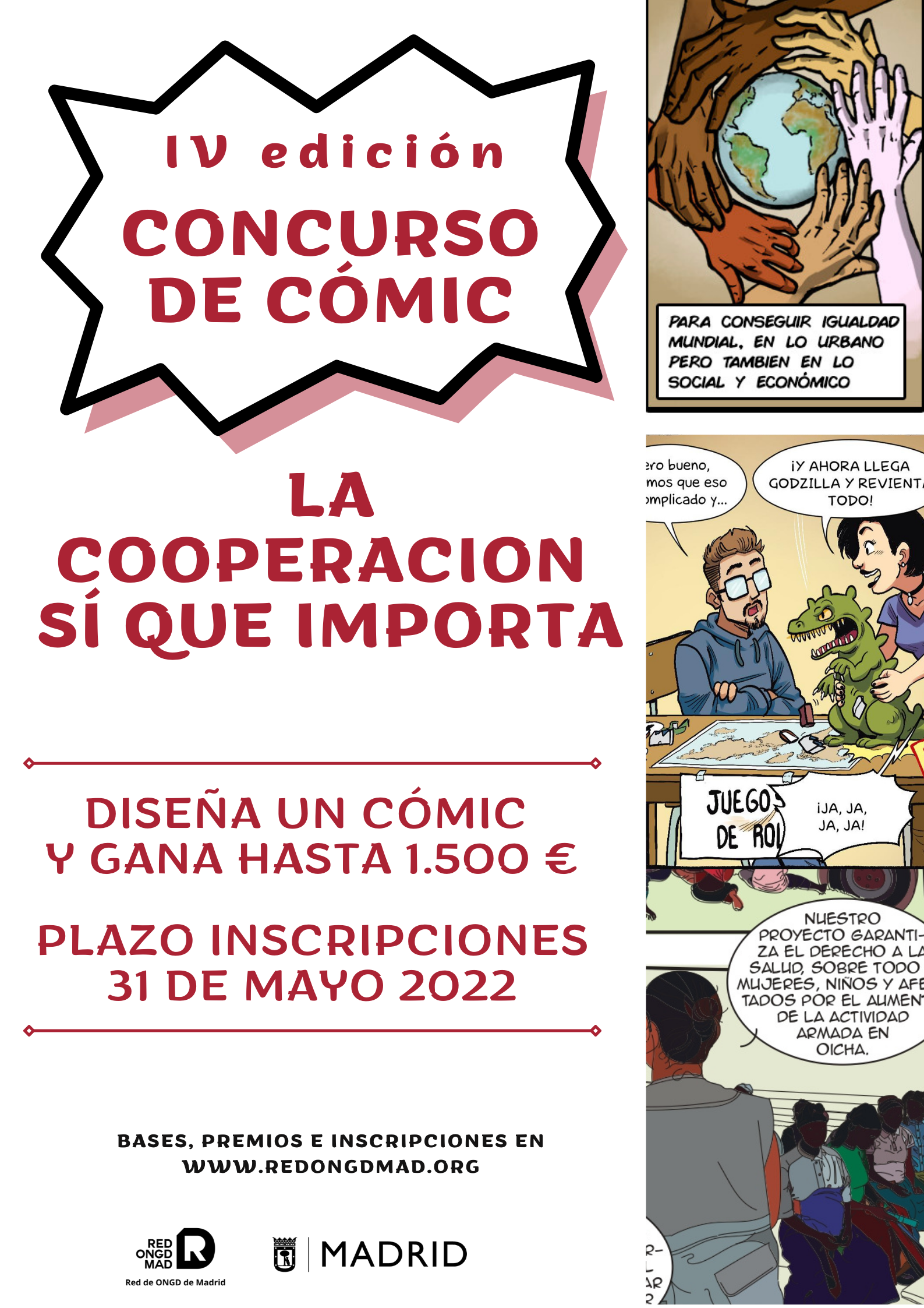 IV Edición del concurso de cómic “La Cooperación sí que importa” 2022