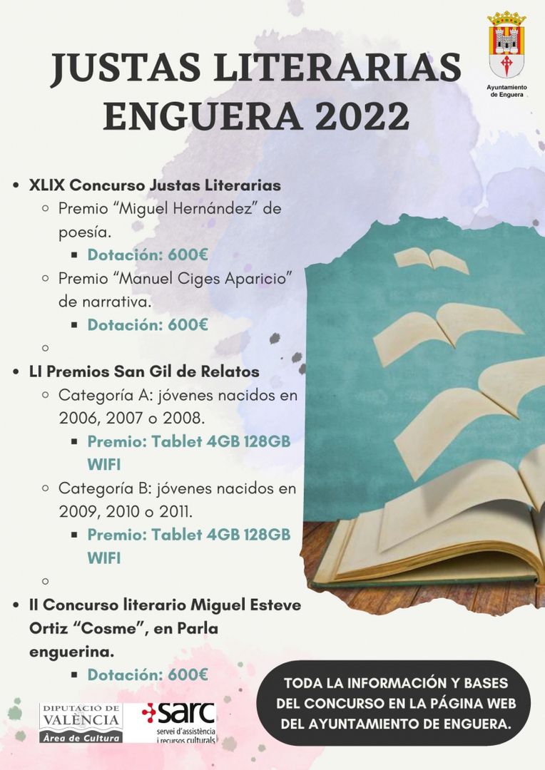 XLIX Concurso Justas Literarias 2022