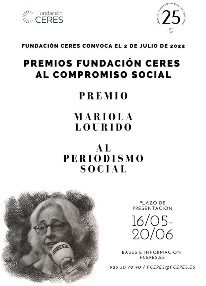 Premio «Mariola Lourido» al Periodismo Social 2022