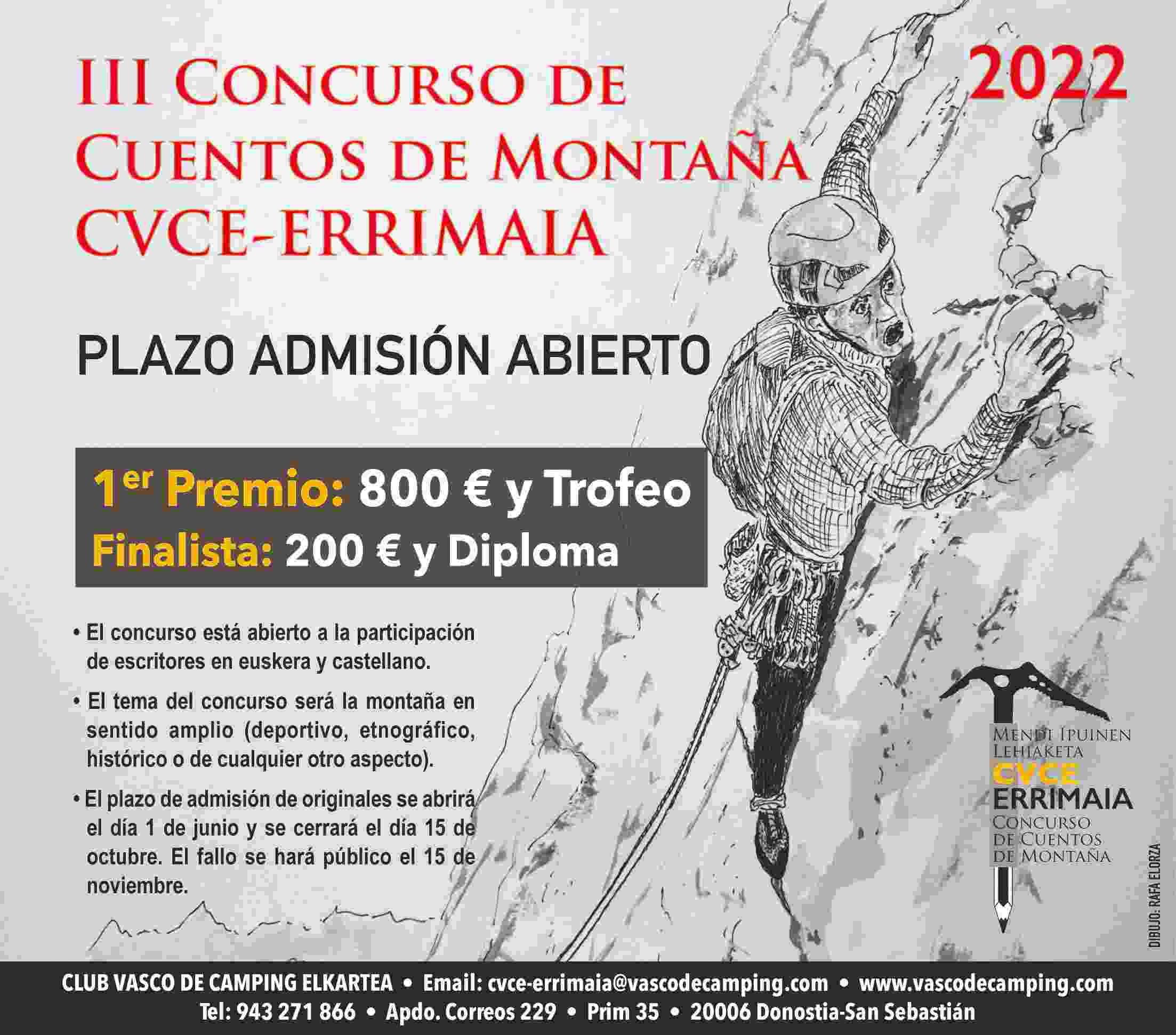 III Concurso de Cuentos de Montaña CVCE-ERRIMAIA 2022