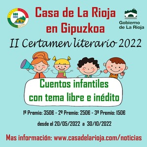 II Certamen Literario de la Casa de la Rioja en Guipúzcoa 2022