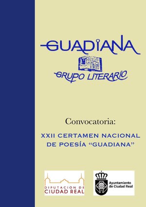 XXII Certamen Nacional de Poesía Guadiana 2022