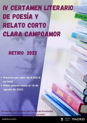 IV Certamen Literario Clara Campoamor de Poesía y Relato Corto 2022