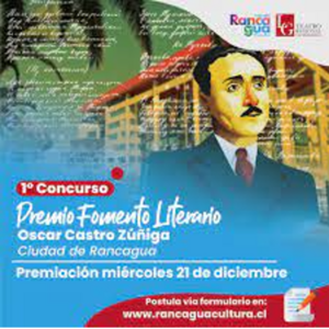 1º Concurso Premio Fomento Literario Oscar Castro Zúñiga Ciudad de Rancagua 2022