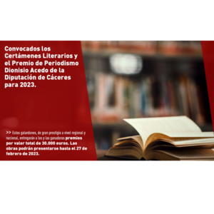 XLVIII Premio Cáceres de Novela Corta 2023