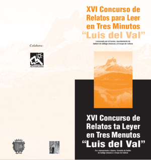 XVI Concurso de Relatos para Leer en Tres Minutos Luis del Val 2023