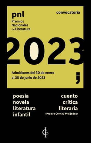 Premios Nacionales de Literatura PNL 2023