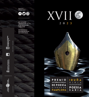 XVII Premio Internacional de Poesía Ciudad de Pamplona 2023