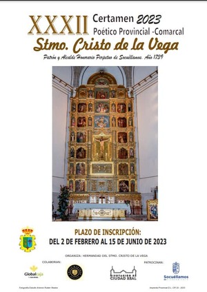 XXXII Certamen Poético Provincial – Comarcal Santísimo Cristo de la Vega 2023