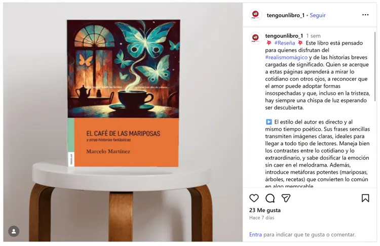 Marketing en Instagram para escritores 5 Caso real en Bookstagram